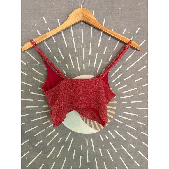 Beach Riot Kenzie Jolly Red Shine Bikini Set - Picture 8 of 8